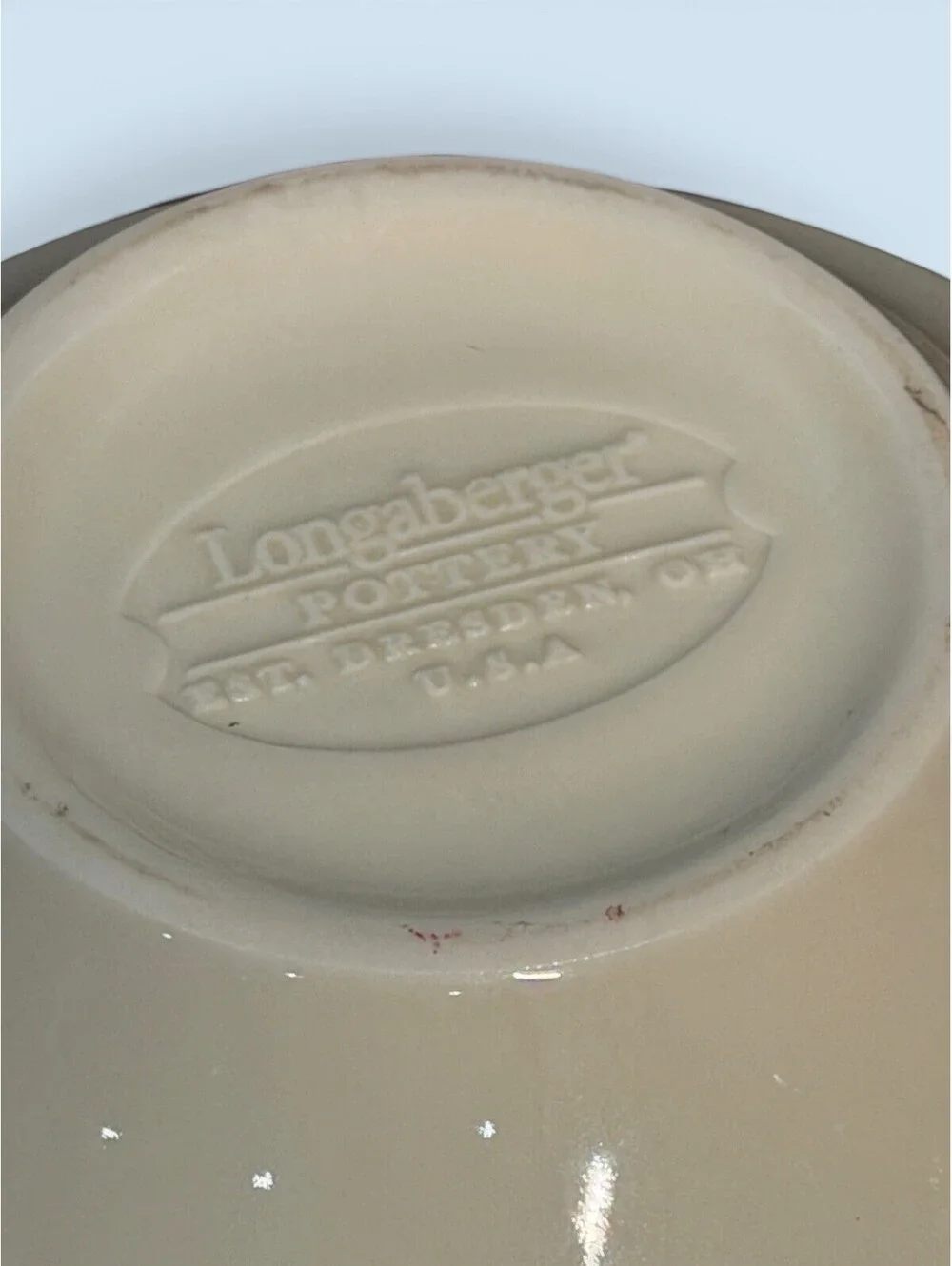 Longaberger Rooster Spoon Rest Ceramic Farmhouse Kitchen Country Vintage Green